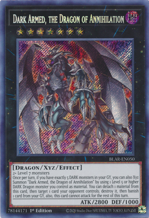 Dark Armed, the Dragon of Annihilation [BLAR-EN050] Secret Rare Online Sale