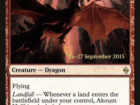 Akoum Hellkite [Battle for Zendikar Prerelease Promos] Cheap