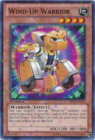 Wind-Up Warrior [BP01-EN170] Starfoil Rare Discount