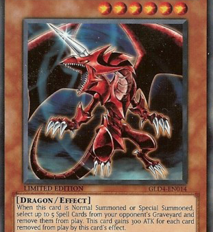 White-Horned Dragon [GLD4-EN014] Common Online