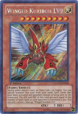 Winged Kuriboh LV9 [LCGX-EN043] Secret Rare Fashion