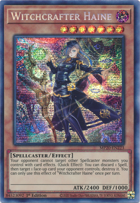 Witchcrafter Haine [MP20-EN223] Prismatic Secret Rare Sale