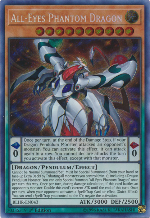 All-Eyes Phantom Dragon [BLHR-EN043] Secret Rare Online now