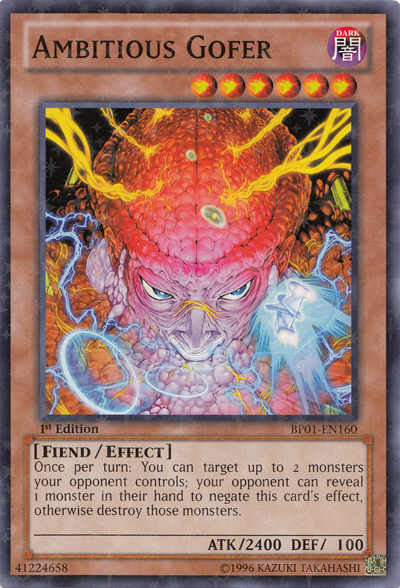 Ambitious Gofer [BP01-EN160] Starfoil Rare Supply